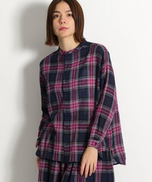 【ichi(イチ)】ウールガーゼチェックシャツ