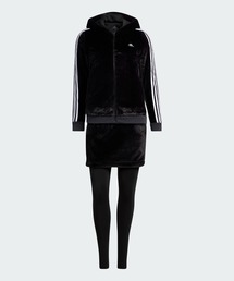 adidas（アディダス）の「スリーストライプス ボアフリース3点