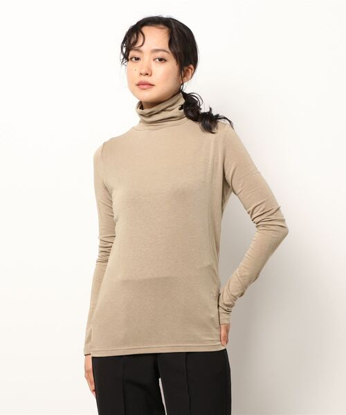 IENA(イエナ)の「【MIJEONG PARK/ミジョン・パーク】ROLL NECK JERSEYカットソー(Tシャツ/カットソー・レディース・チャコールグレー/ブラック/グレー/ライトグリーン/アイボリー/ラベンダー・FREE)」の9枚目の写真