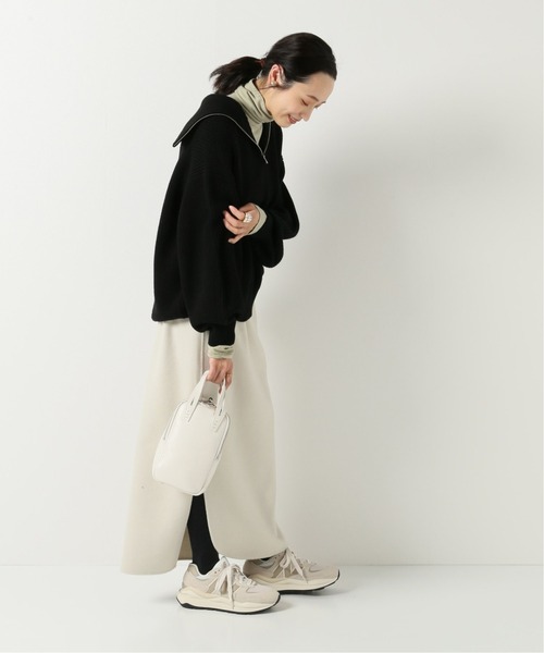 IENA(イエナ)の「【MIJEONG PARK/ミジョン・パーク】ROLL NECK JERSEYカットソー(Tシャツ/カットソー・レディース・チャコールグレー/ブラック/グレー/ライトグリーン/アイボリー/ラベンダー・FREE)」の8枚目の写真