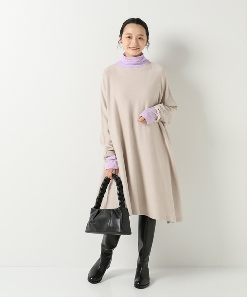 IENA(イエナ)の「【MIJEONG PARK/ミジョン・パーク】ROLL NECK JERSEYカットソー(Tシャツ/カットソー・レディース・チャコールグレー/ブラック/グレー/ライトグリーン/アイボリー/ラベンダー・FREE)」の22枚目の写真