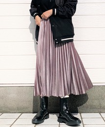 Q | ベルベットスカート(スカート)