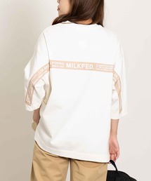 MILKFED. | BACK TAPE LOGO POCKET S/S TEE(Tシャツ/カットソー)