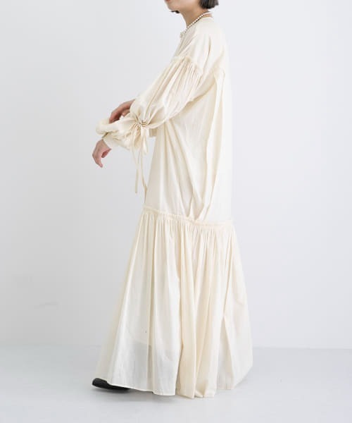 iI（アイ）の「iI　gather onepiece（ワンピース・レディース・ブラック/オフホワイト/オレンジ・ONE）」の14枚目の写真