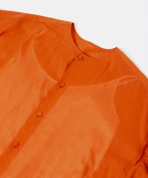 iI（アイ）の「iI　gather onepiece（ワンピース・レディース・ブラック/オフホワイト/オレンジ・ONE）」の15枚目の写真