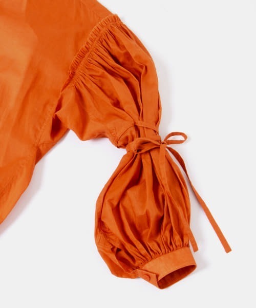 iI（アイ）の「iI　gather onepiece（ワンピース・レディース・ブラック/オフホワイト/オレンジ・ONE）」の18枚目の写真