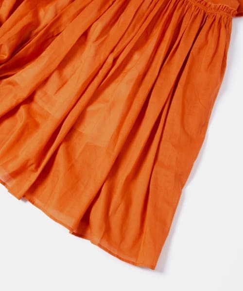 iI（アイ）の「iI　gather onepiece（ワンピース・レディース・ブラック/オフホワイト/オレンジ・ONE）」の21枚目の写真