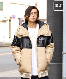 メンズのダウンジャケット コート ベージュ系 バックプリント ファッション通販 Zozotown