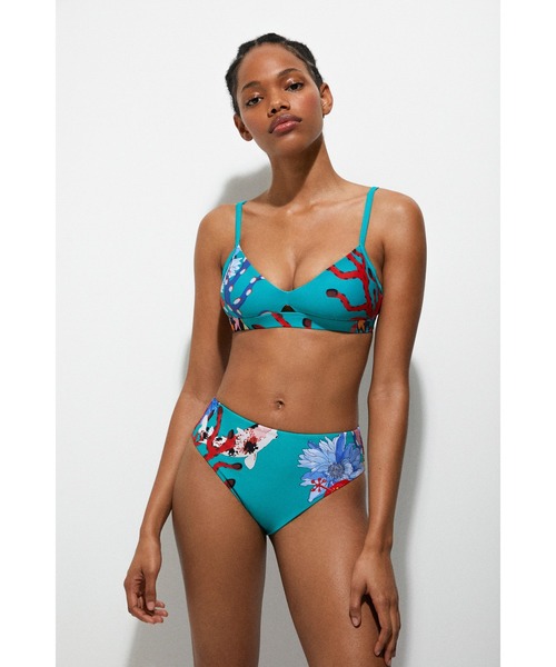 デシグアル【新品未使用】水着 ビキニ Desigual（デシグアル）の「サンゴ ビキニボトム（水着）」 - WEAR