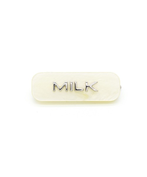 MILK(ミルク)の「アクリルロゴバレッタ(バレッタ/ヘアクリップ・レディース・A/B/C・FREE)」の1枚目の写真