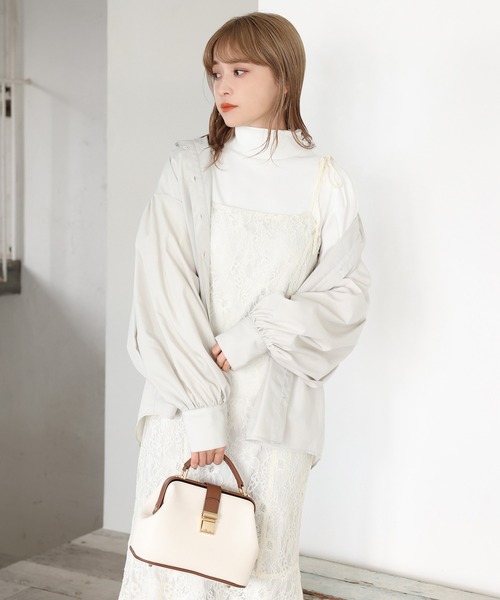 リブハイネックトップス（Tシャツ/カットソー）｜one after another