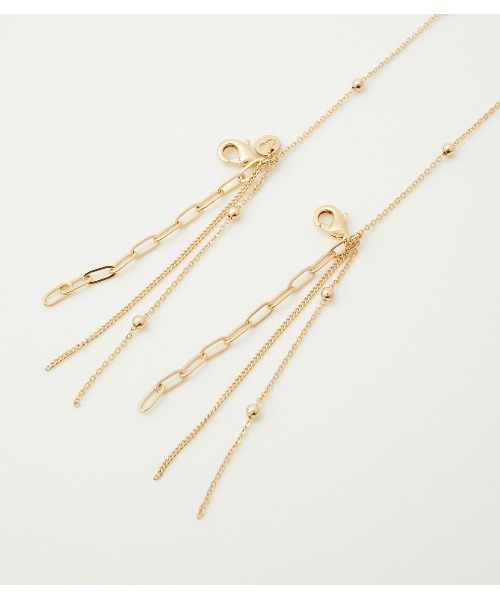 crie conforto（クリーコンフォルト）の「ドットボールマスクチェーン（マスク・レディース・ゴールド/シルバー・FREE）」の9枚目の写真