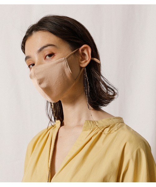 crie conforto（クリーコンフォルト）の「ドットボールマスクチェーン（マスク・レディース・ゴールド/シルバー・FREE）」の4枚目の写真