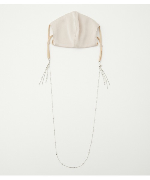 crie conforto（クリーコンフォルト）の「ドットボールマスクチェーン（マスク・レディース・ゴールド/シルバー・FREE）」の3枚目の写真