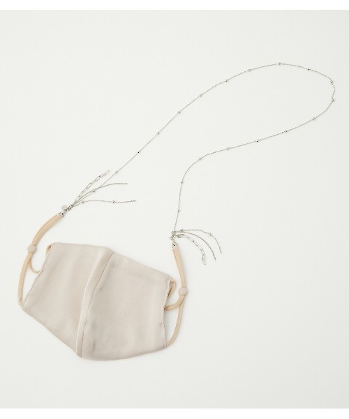 crie conforto（クリーコンフォルト）の「ドットボールマスクチェーン（マスク・レディース・ゴールド/シルバー・FREE）」の7枚目の写真