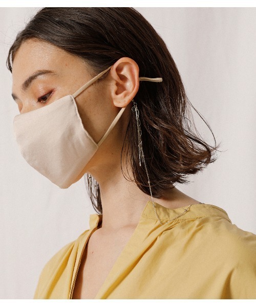 crie conforto（クリーコンフォルト）の「ドットボールマスクチェーン（マスク・レディース・ゴールド/シルバー・FREE）」の12枚目の写真