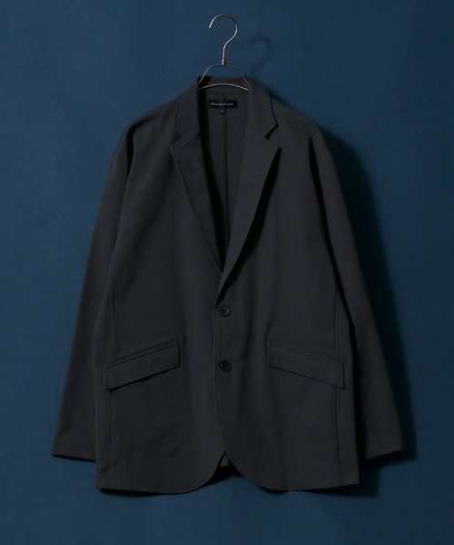 ANPAS（アンパス）の「Multi Stretch Tailored Jacket SET-UP/別注 マルチストレッチ テーラードジャケット＆タックワイドテーパードパンツ セットアップ（セットアップ・メンズ・ライトグレー/チャコールグレー/ブラック/グレイッシュベージュ/グリーン・M/L/LL）」の11枚目の写真