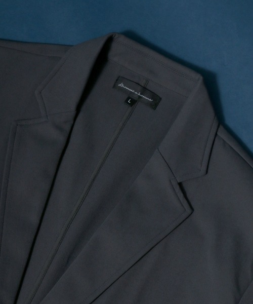 ANPAS（アンパス）の「Multi Stretch Tailored Jacket SET-UP/別注 マルチストレッチ テーラードジャケット＆タックワイドテーパードパンツ セットアップ（セットアップ・メンズ・ライトグレー/チャコールグレー/ブラック/グレイッシュベージュ/グリーン・M/L/LL）」の15枚目の写真