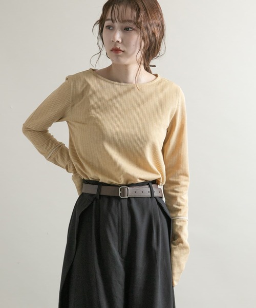 SMELLY（スメリー）の「スクエアバックルベルト（ベルト・レディース・ブラック/ブラウン/カーキ・-）」の21枚目の写真