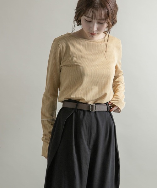 SMELLY（スメリー）の「スクエアバックルベルト（ベルト・レディース・ブラック/ブラウン/カーキ・-）」の20枚目の写真