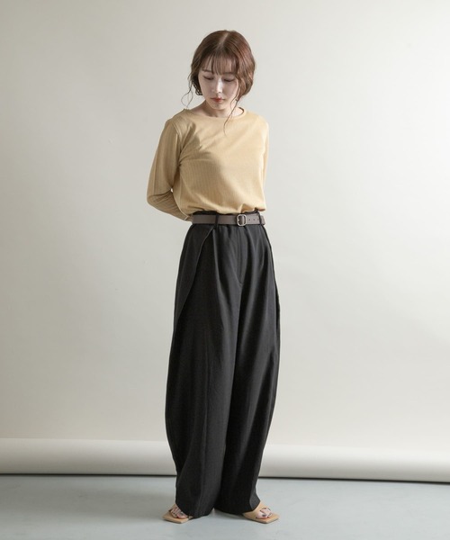 SMELLY（スメリー）の「スクエアバックルベルト（ベルト・レディース・ブラック/ブラウン/カーキ・-）」の17枚目の写真