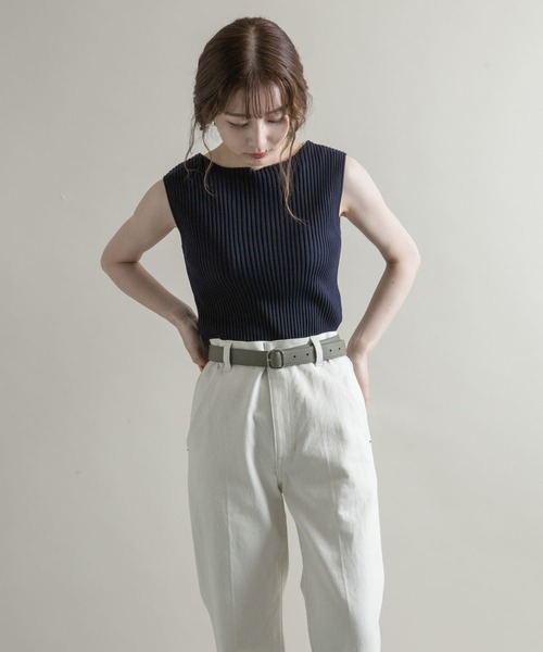 SMELLY（スメリー）の「スクエアバックルベルト（ベルト・レディース・ブラック/ブラウン/カーキ・-）」の14枚目の写真