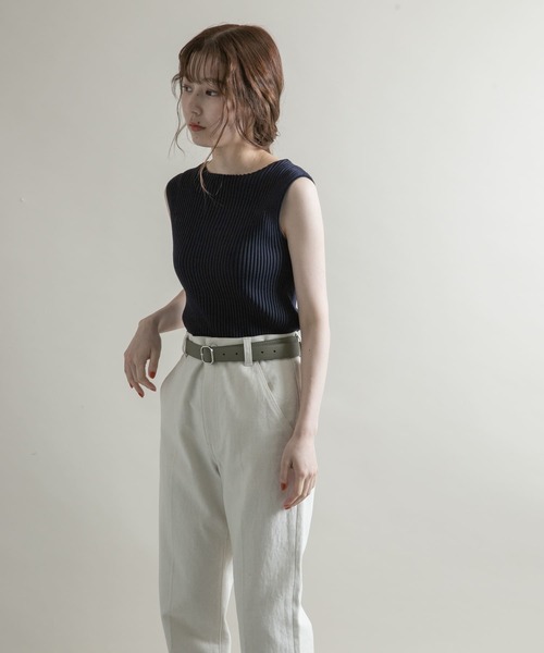 SMELLY（スメリー）の「スクエアバックルベルト（ベルト・レディース・ブラック/ブラウン/カーキ・-）」の13枚目の写真