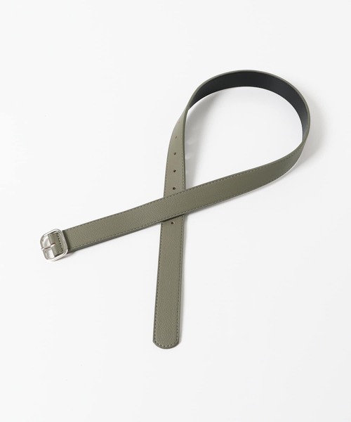 SMELLY（スメリー）の「スクエアバックルベルト（ベルト・レディース・ブラック/ブラウン/カーキ・-）」の7枚目の写真