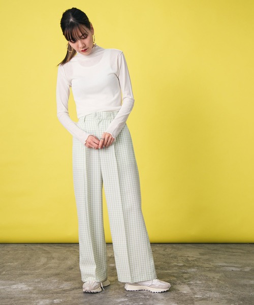 bohmal（ボマール）の「シアーネットメロータートル（Tシャツ/カットソー・レディース・ブラック/オフホワイト/パープル/ブルー・MEDIUM/FREE）」の10枚目の写真