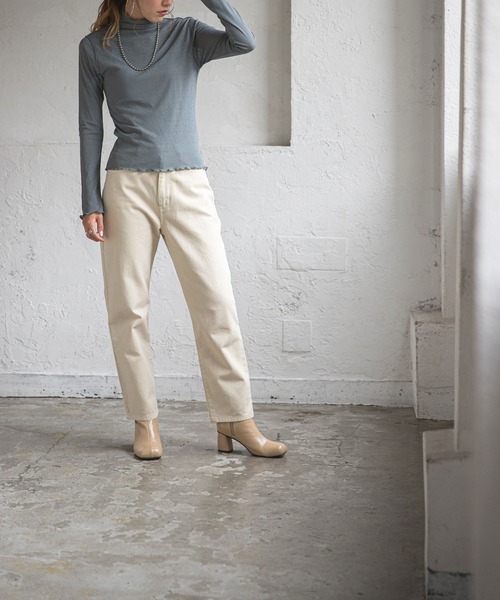 bohmal（ボマール）の「シアーネットメロータートル（Tシャツ/カットソー・レディース・ブラック/オフホワイト/パープル/ブルー・MEDIUM/FREE）」の17枚目の写真