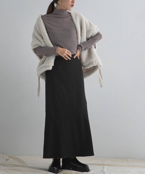 bohmal（ボマール）の「シアーネットメロータートル（Tシャツ/カットソー・レディース・ブラック/オフホワイト/パープル/ブルー・MEDIUM/FREE）」の22枚目の写真