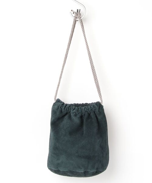 SEVEN BY SEVEN（セブンバイセブン）の「SEVEN BY SEVEN/セブン バイ セブン/@SUEDE LEATHER DRAWSTRING BAG SMALL/スエードレザードローストリングバッグ スモール（トートバッグ・メンズ・ピンク/グリーン・FREE）」の7枚目の写真