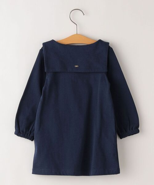 SHIPS（シップス）の「SHIPS KIDS:セーラー ワンピース(80～90cm)（ワンピース・キッズ・ベージュ/ネイビー・90/80）」の3枚目の写真
