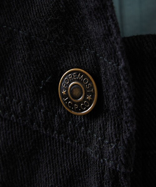 FREAK'S STORE（フリークスストア）の「【WEB限定】PENNYES×FREAK'S STORE/ぺニーズ　別注オーバーオール（サロペット/オーバーオール・レディース・オリーブ/ナチュラル/ネイビー/ストライプ/ブラック/ベージュ・ﾌﾘ-）」の15枚目の写真