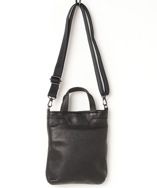 DECADE(ディケイド)の「カウレザー2wayミニトートバッグ DECADE(No-01340L) Cow Leather 2way Mini Tote Bag (S)(トートバッグ・メンズ・ブラック/ブラック系その他・フリー)」の9枚目の写真