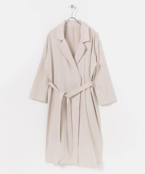 ITEMS URBANRESEARCH（アイテムズ アーバンリサーチ）の「キナガシトレンチコート（トレンチコート・レディース・グレー系その他/ネイビー/ベージュ・FREE）」の19枚目の写真