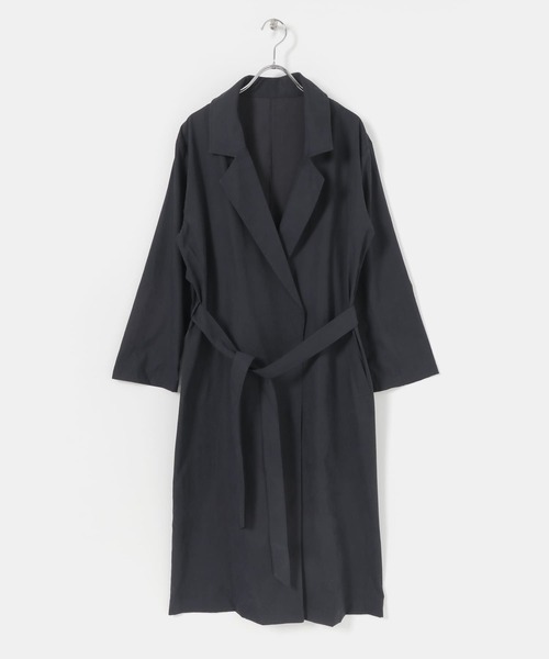 ITEMS URBANRESEARCH（アイテムズ アーバンリサーチ）の「キナガシトレンチコート（トレンチコート・レディース・グレー系その他/ネイビー/ベージュ・FREE）」の20枚目の写真