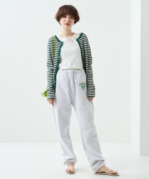 FREAK'S STORE（フリークスストア）の「カラーボーダーリブ2wayカーディガン（カーディガン/ボレロ・レディース・ブラック/ブルーグリーン/ピンク/オレンジ/イエロー・ﾌﾘ-）」の8枚目の写真