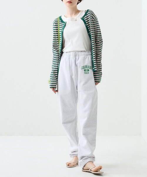 FREAK'S STORE（フリークスストア）の「カラーボーダーリブ2wayカーディガン（カーディガン/ボレロ・レディース・ブラック/ブルーグリーン/ピンク/オレンジ/イエロー・ﾌﾘ-）」の14枚目の写真