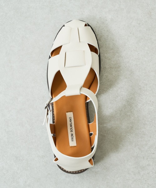 Lui's(ルイス)の「グルカサンダル(サンダル・レディース・ホワイト/ブラック・23/24)」の5枚目の写真