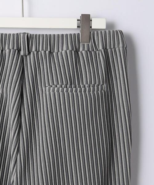 JieDa＞ RIPPLE TAPERED SLACKS/スラックス