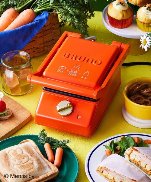 BRUNO（ブルーノ）の「miffy グリルサンドメーカー シングル＋ワッフル