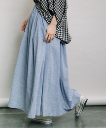 refinedworks | 綿麻ギャザーSK(スカート)