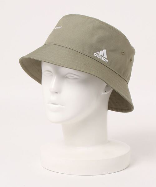 adidas Originals（アディダスオリジナルス）の「adidas / FUTURE ICON BACKET HAT(アイコンバケットハット)（ハット・レディース・カーキ・FREE）」の4枚目の写真