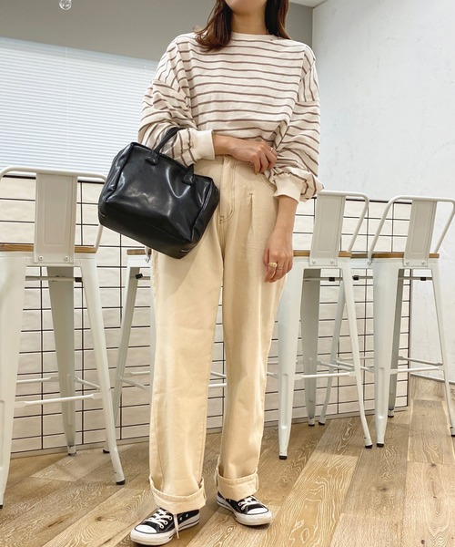 apres jour（アプレジュール）の「タックルーズデニム【ZOZOTOWN限定アイテム】（デニムパンツ・レディース・ブラック/ダークブルー/オフホワイト・LARGE/SMALL/MEDIUM/X-LARGE）」の11枚目の写真