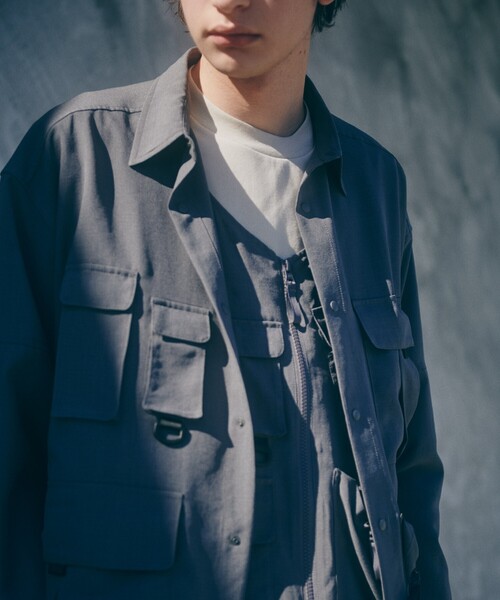 CAPTAIN STAG（キャプテンスタッグ）の「◆【CAPTAIN STAG/キャプテンスタッグ別注】ユーティリティーシャツ（シャツ/ブラウス・メンズ・ブラック/ベージュ/グレー・02/03）」の4枚目の写真