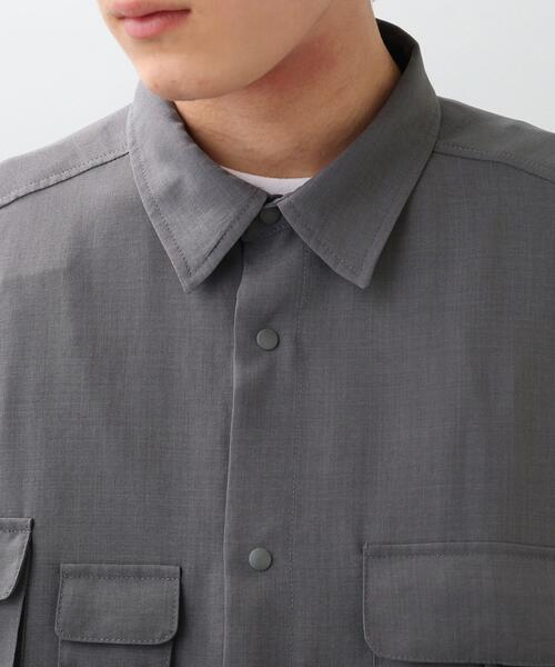 CAPTAIN STAG（キャプテンスタッグ）の「◆【CAPTAIN STAG/キャプテンスタッグ別注】ユーティリティーシャツ（シャツ/ブラウス・メンズ・ブラック/ベージュ/グレー・02/03）」の18枚目の写真