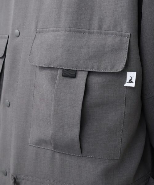 CAPTAIN STAG（キャプテンスタッグ）の「◆【CAPTAIN STAG/キャプテンスタッグ別注】ユーティリティーシャツ（シャツ/ブラウス・メンズ・ブラック/ベージュ/グレー・02/03）」の20枚目の写真