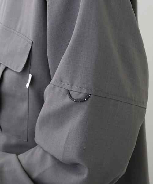 CAPTAIN STAG（キャプテンスタッグ）の「◆【CAPTAIN STAG/キャプテンスタッグ別注】ユーティリティーシャツ（シャツ/ブラウス・メンズ・ブラック/ベージュ/グレー・02/03）」の21枚目の写真