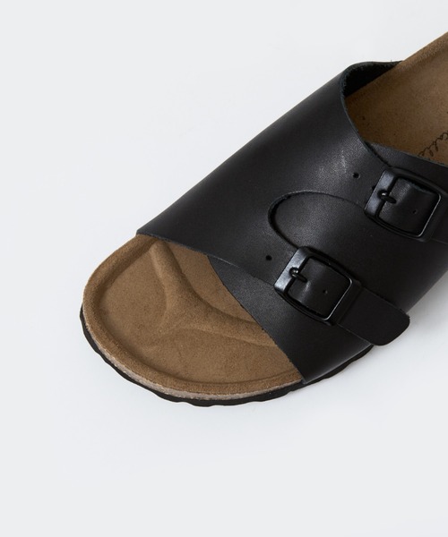 MYSELF ABAHOUSE（マイセルフアバハウス）の「【AUTENTI / オーテンティ】別注 スムースレザー シャワーサンダル（サンダル・メンズ・ホワイト/ブラック・41/42/43）」の14枚目の写真